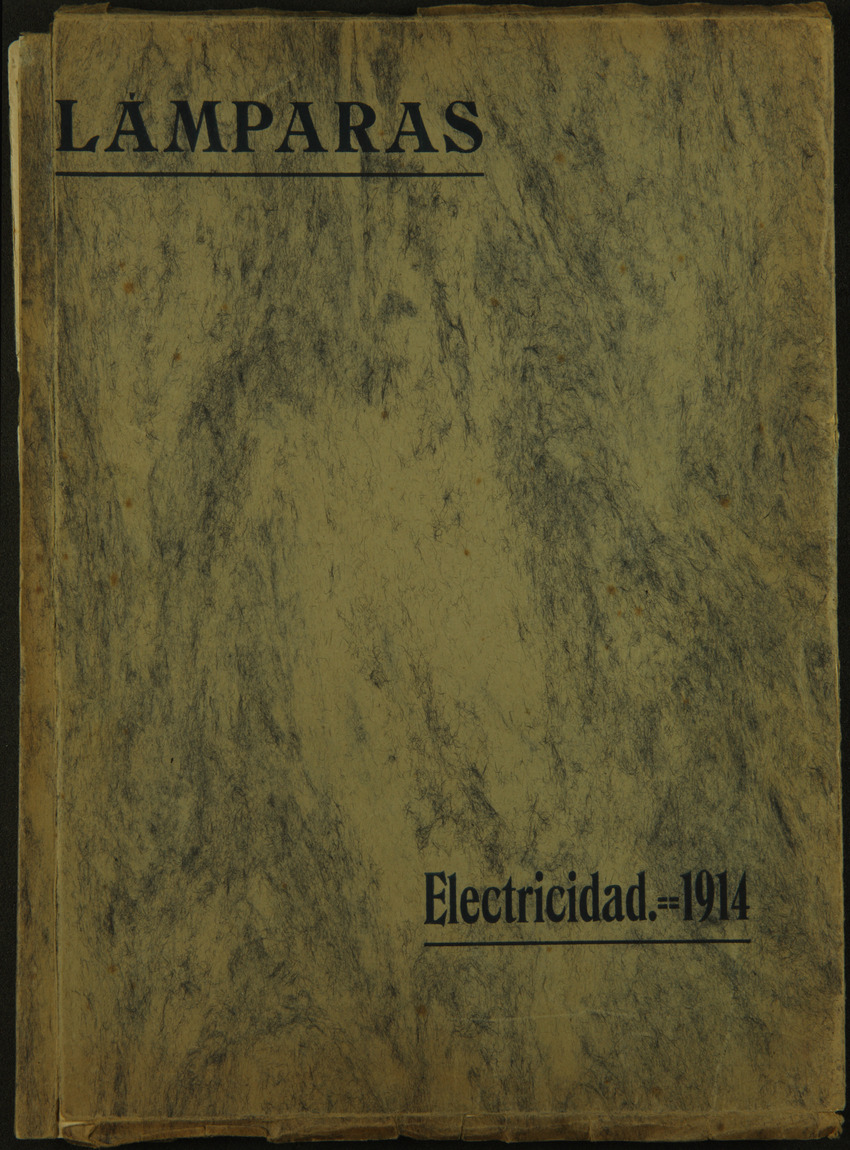 Lámparas. Electricidad 1914